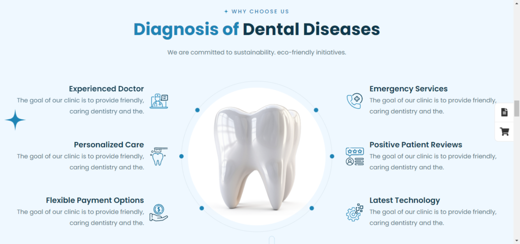 Infographic highlighting the benefits of hiring a dental website designer for optimized SEO and patient engagement